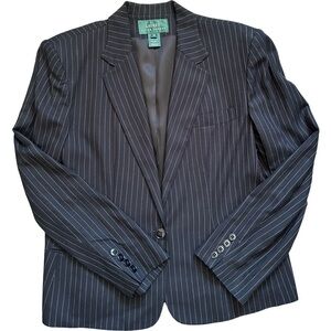 Ralph Lauren Black Pinstripe Jacket vintage